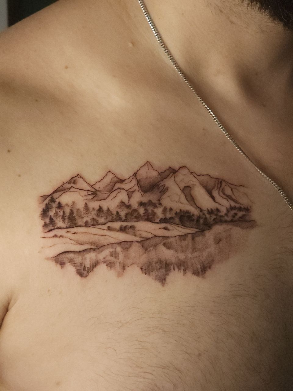 Fine Line tattoo — Fine Line · Black & Gray by Jing, Cebu