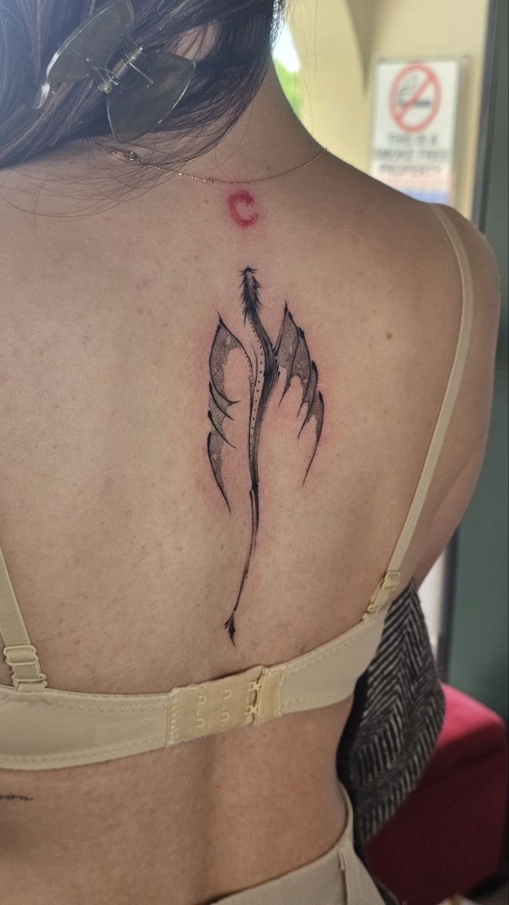 Fine Line tattoo — Fine Line · Black & Gray by Jing, Cebu