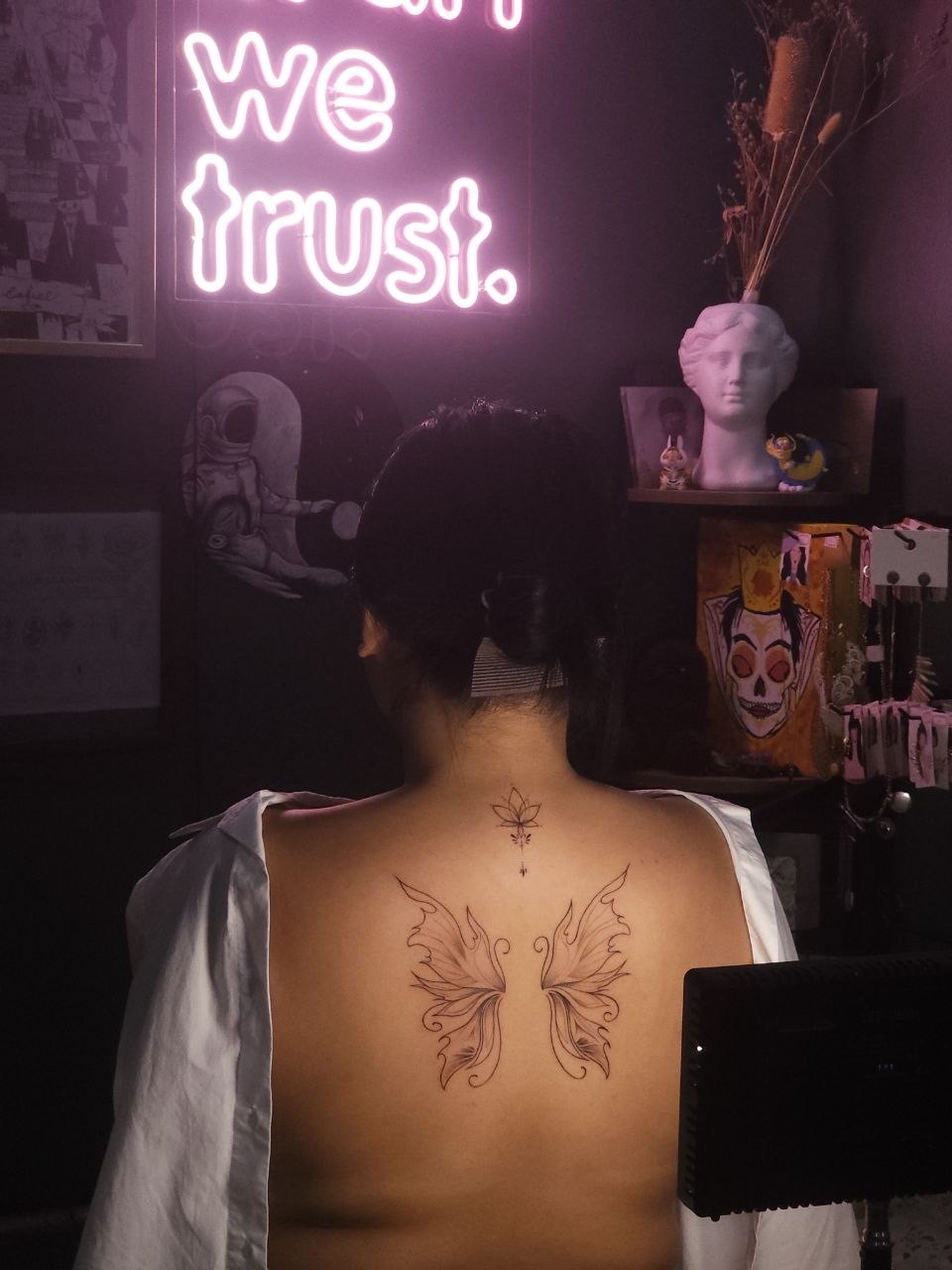 Fine Line tattoo — Fine Line · Black & Gray by Jing, Cebu