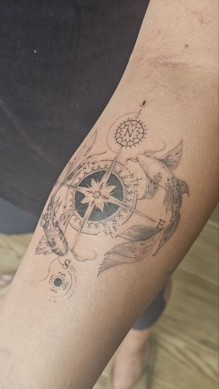 Geometric tattoo — Fine Line · Geometric by Jing, Cebu