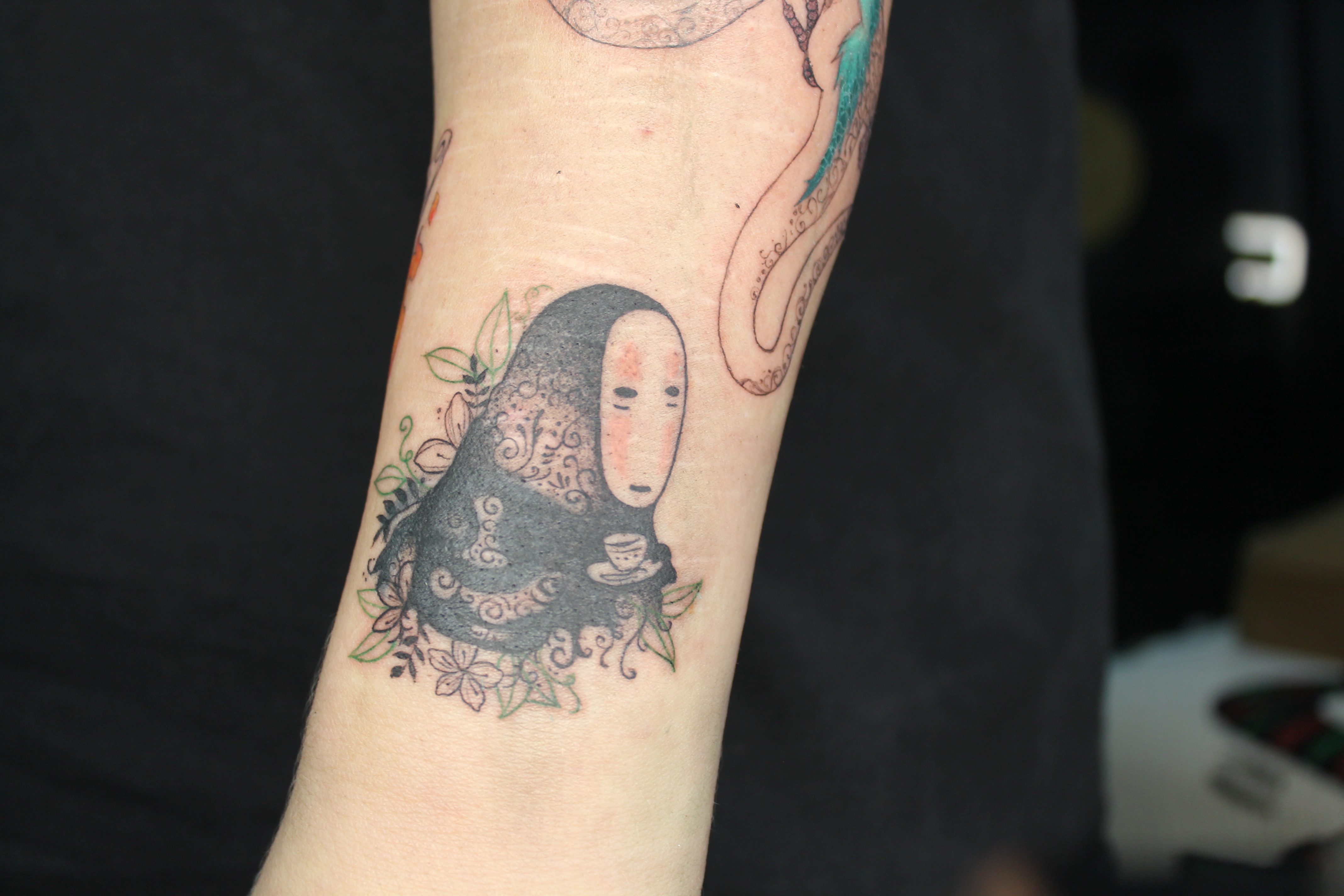 Studio Ghibli tattoo — Fine Line · Illustration by Jing, Cebu