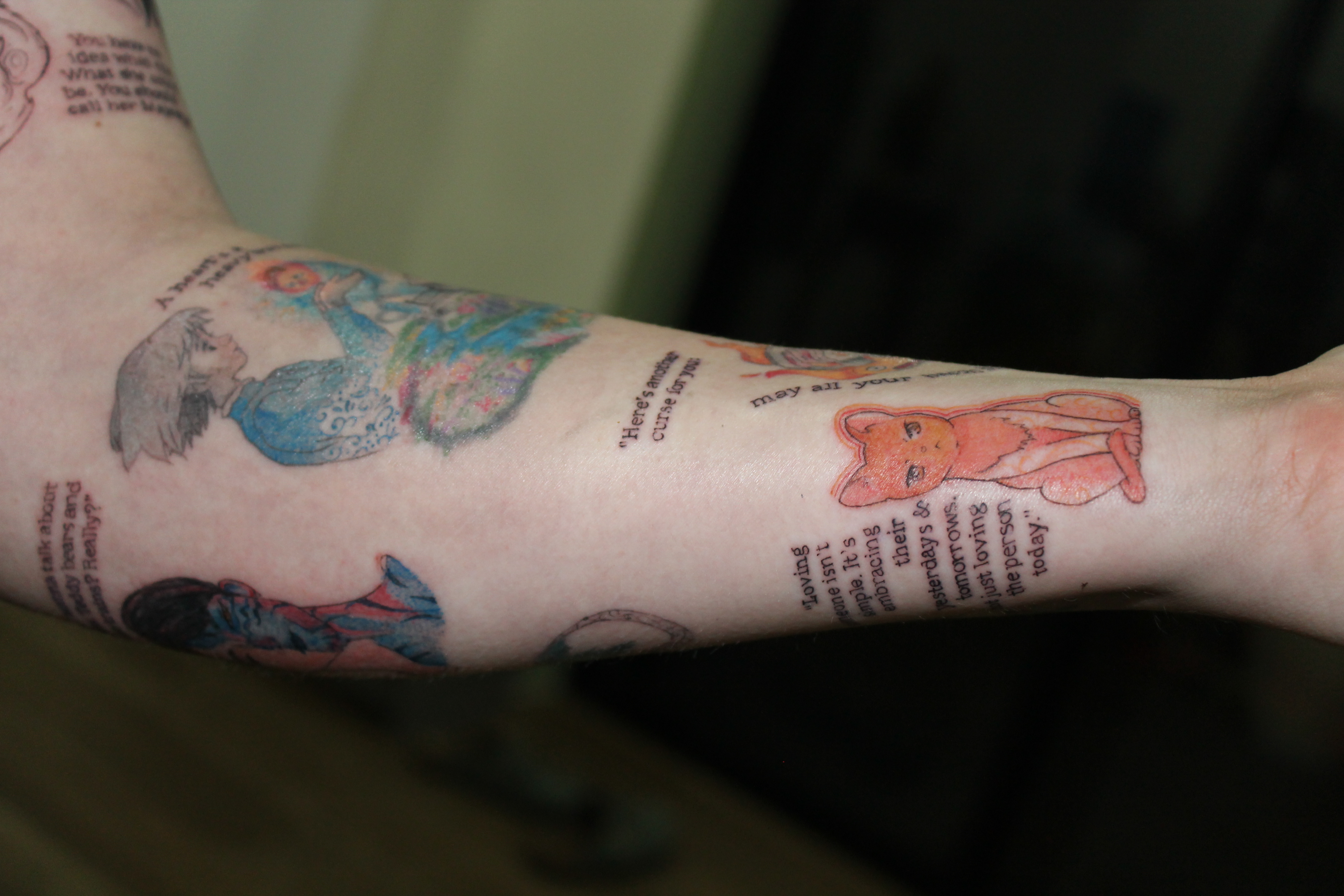 Studio Ghibli tattoo — Fine Line · Illustration by Jing, Cebu