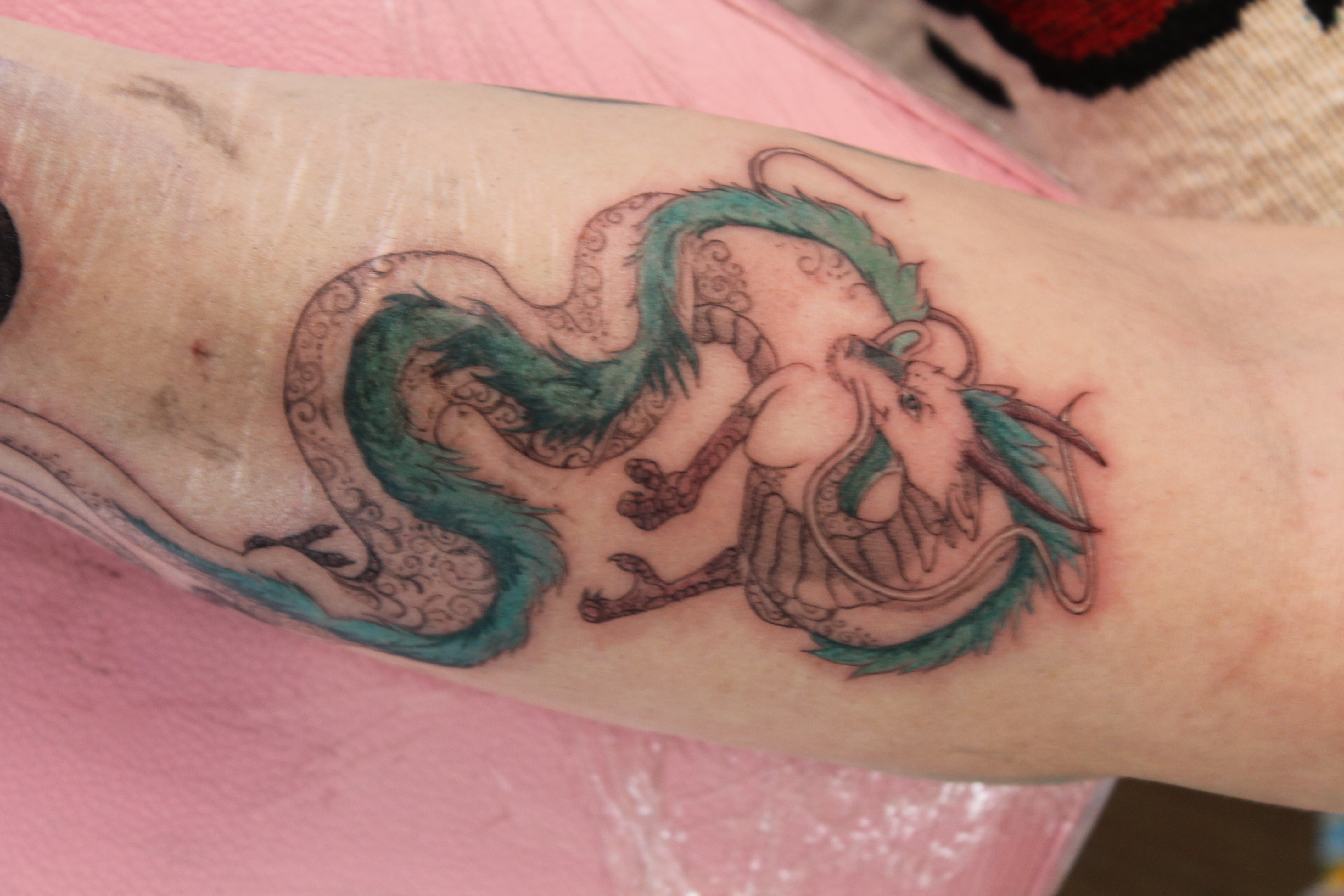 Studio Ghibli tattoo — Fine Line · Illustration by Jing, Cebu