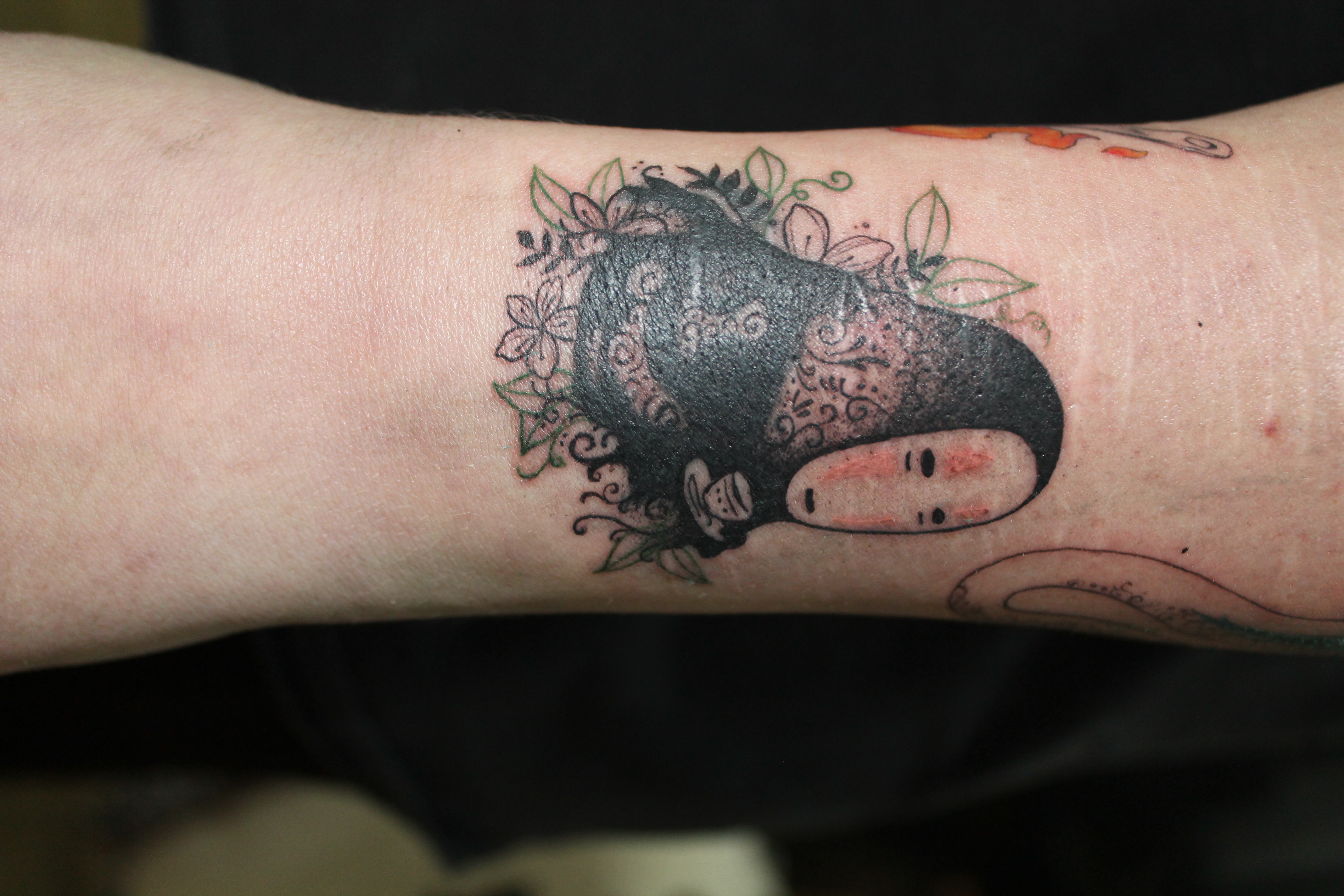 Studio Ghibli tattoo — Fine Line · Illustration by Jing, Cebu