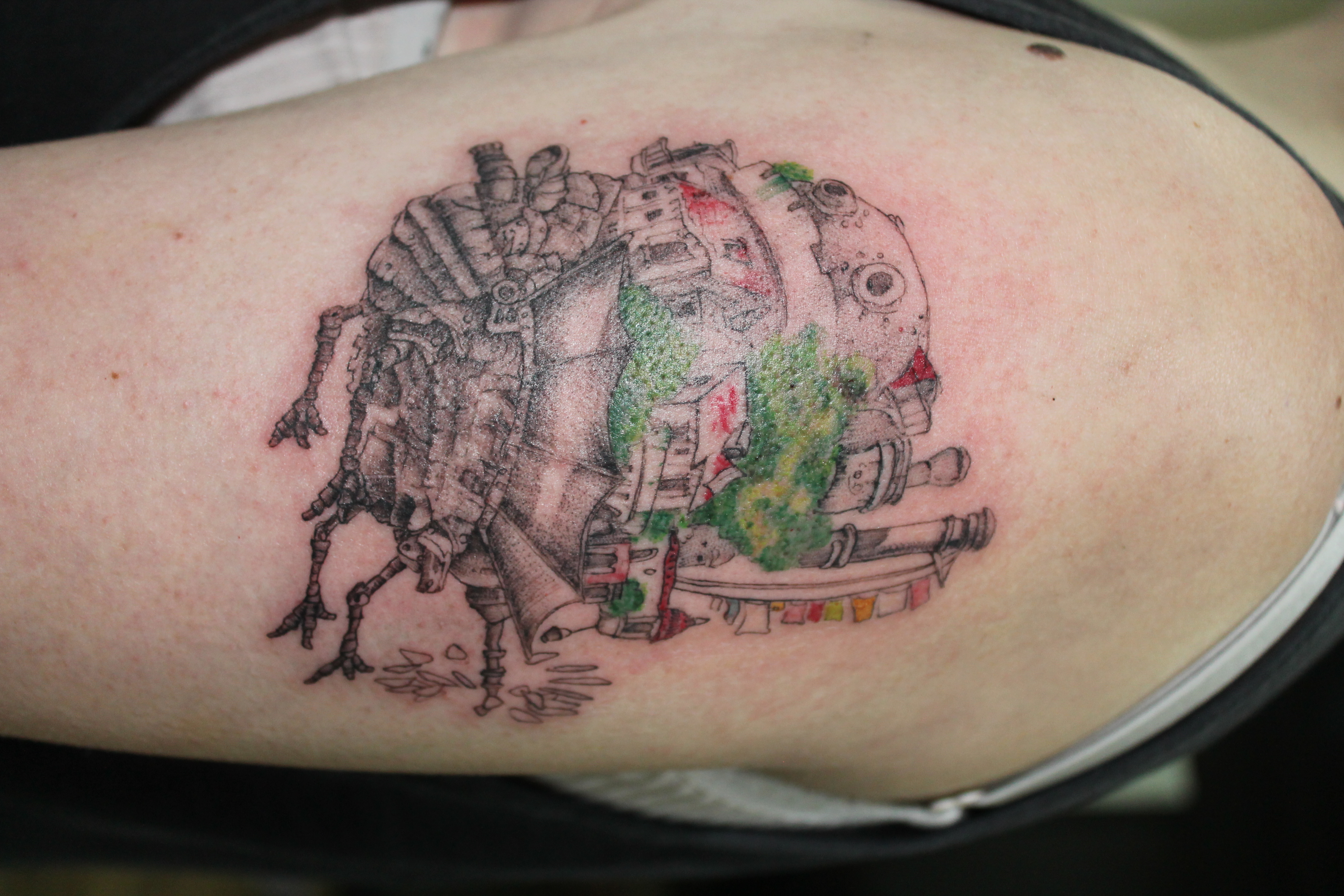 Studio Ghibli tattoo — Fine Line · Illustration by Jing, Cebu