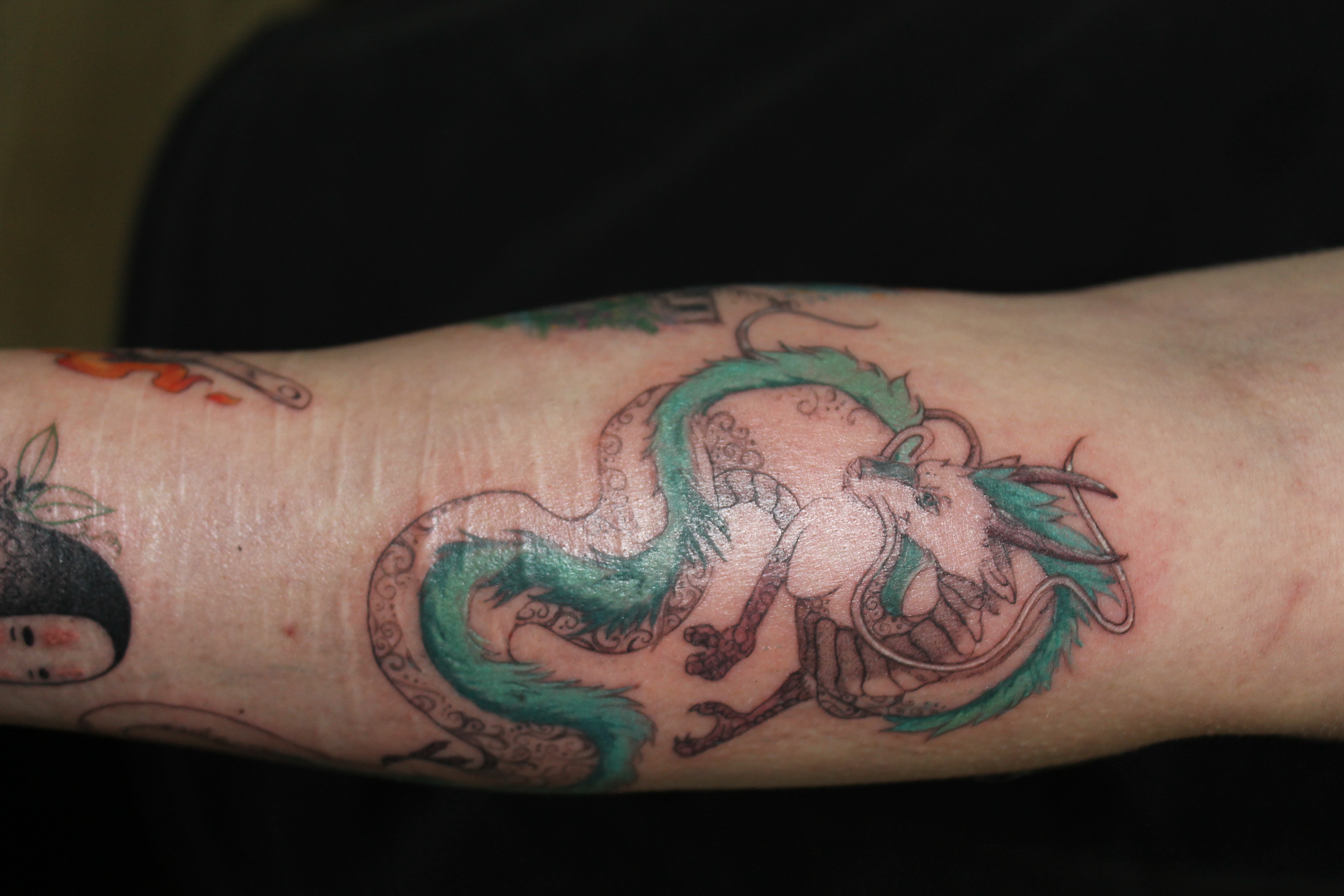 Studio Ghibli tattoo — Fine Line · Illustration by Jing, Cebu