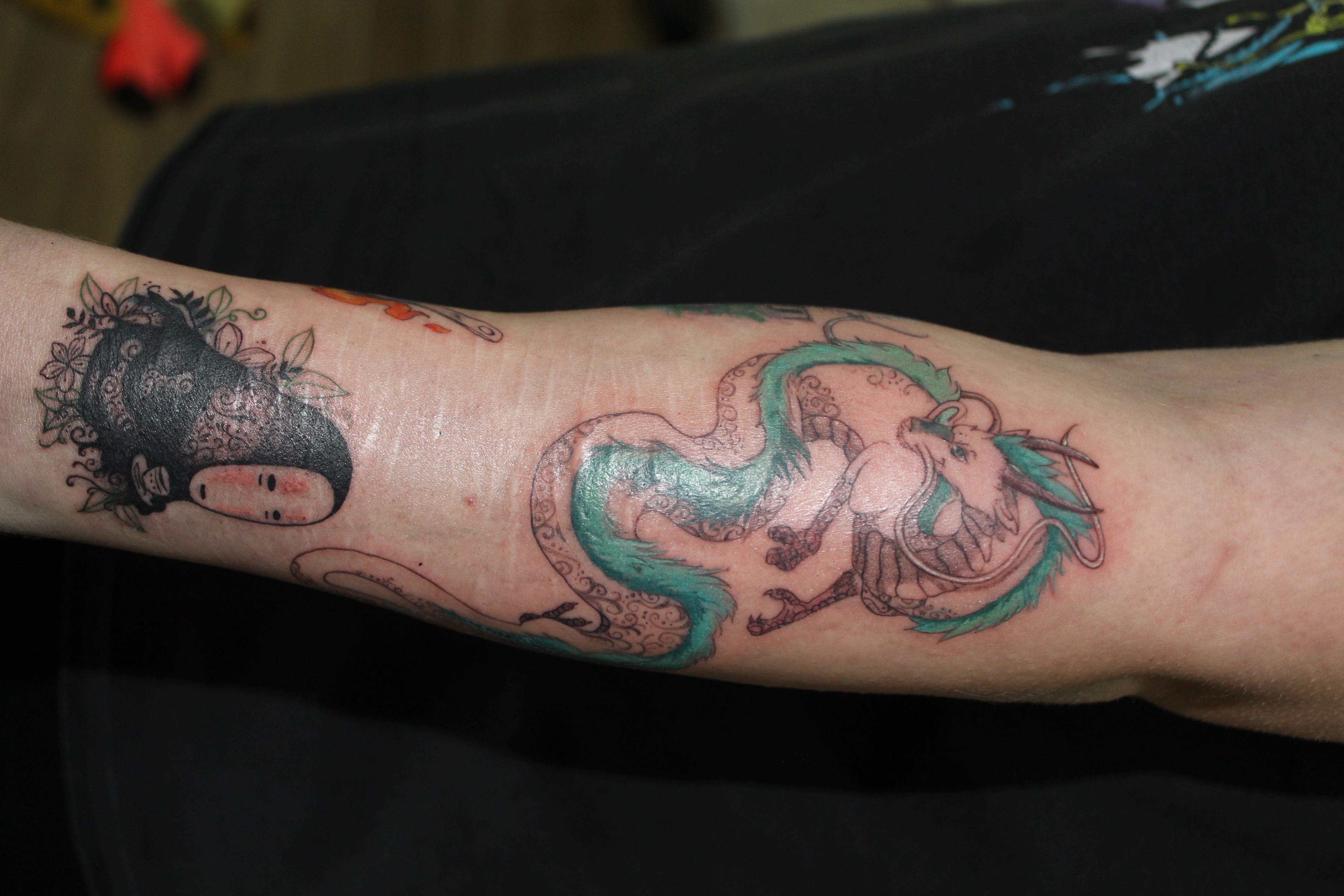 Studio Ghibli tattoo — Fine Line · Illustration by Jing, Cebu