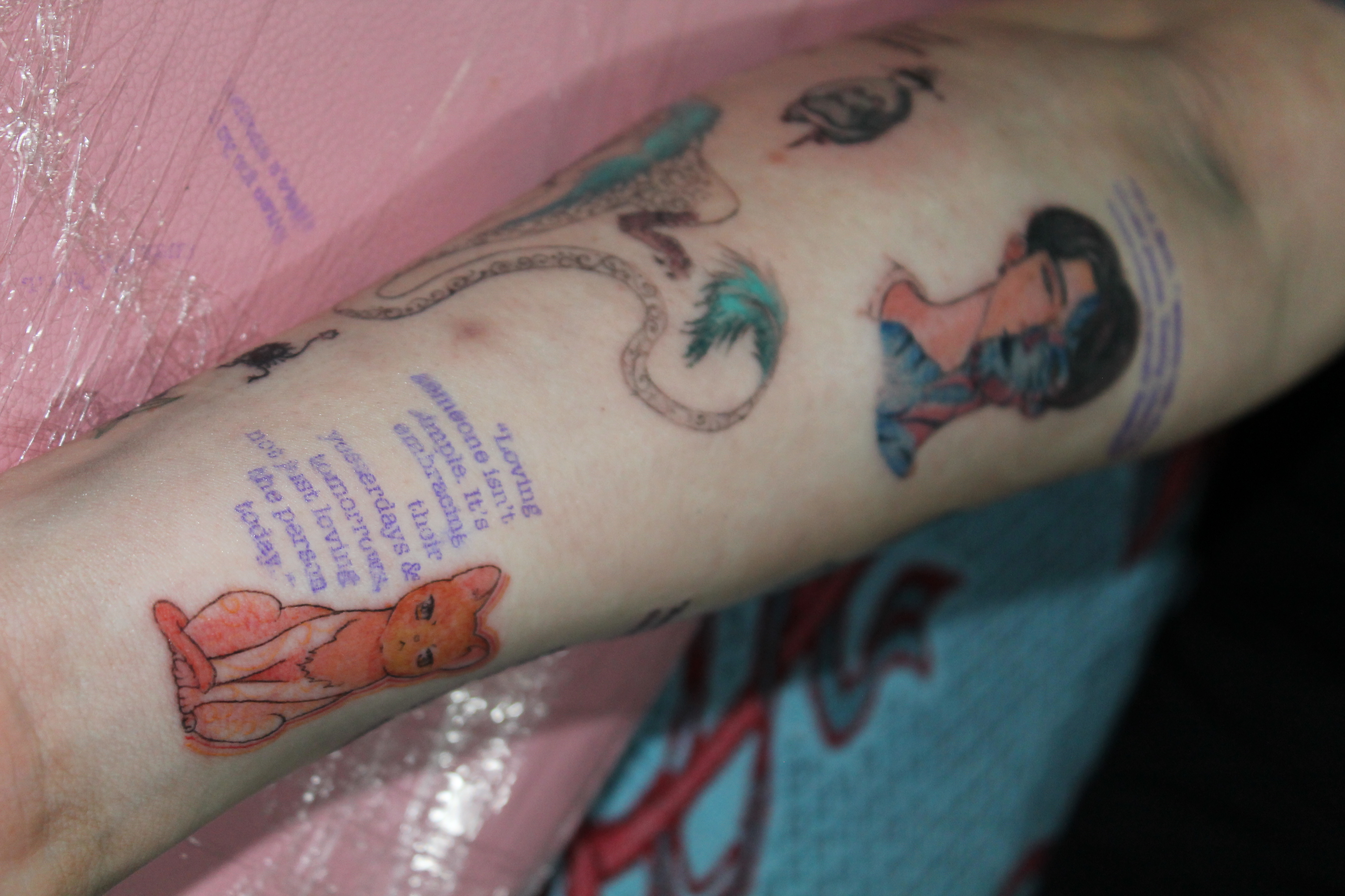 Studio Ghibli tattoo — Fine Line · Illustration by Jing, Cebu