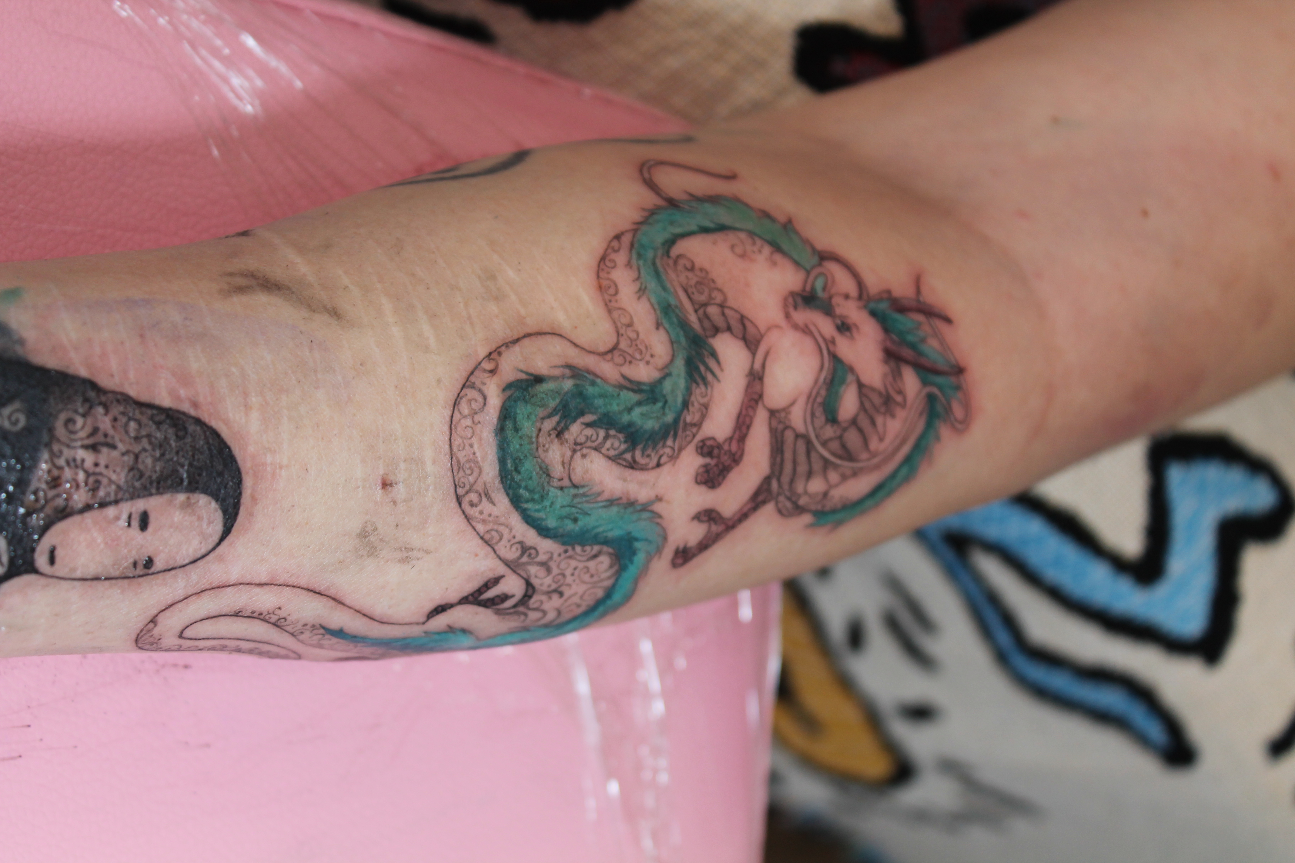 Studio Ghibli tattoo — Fine Line · Illustration by Jing, Cebu