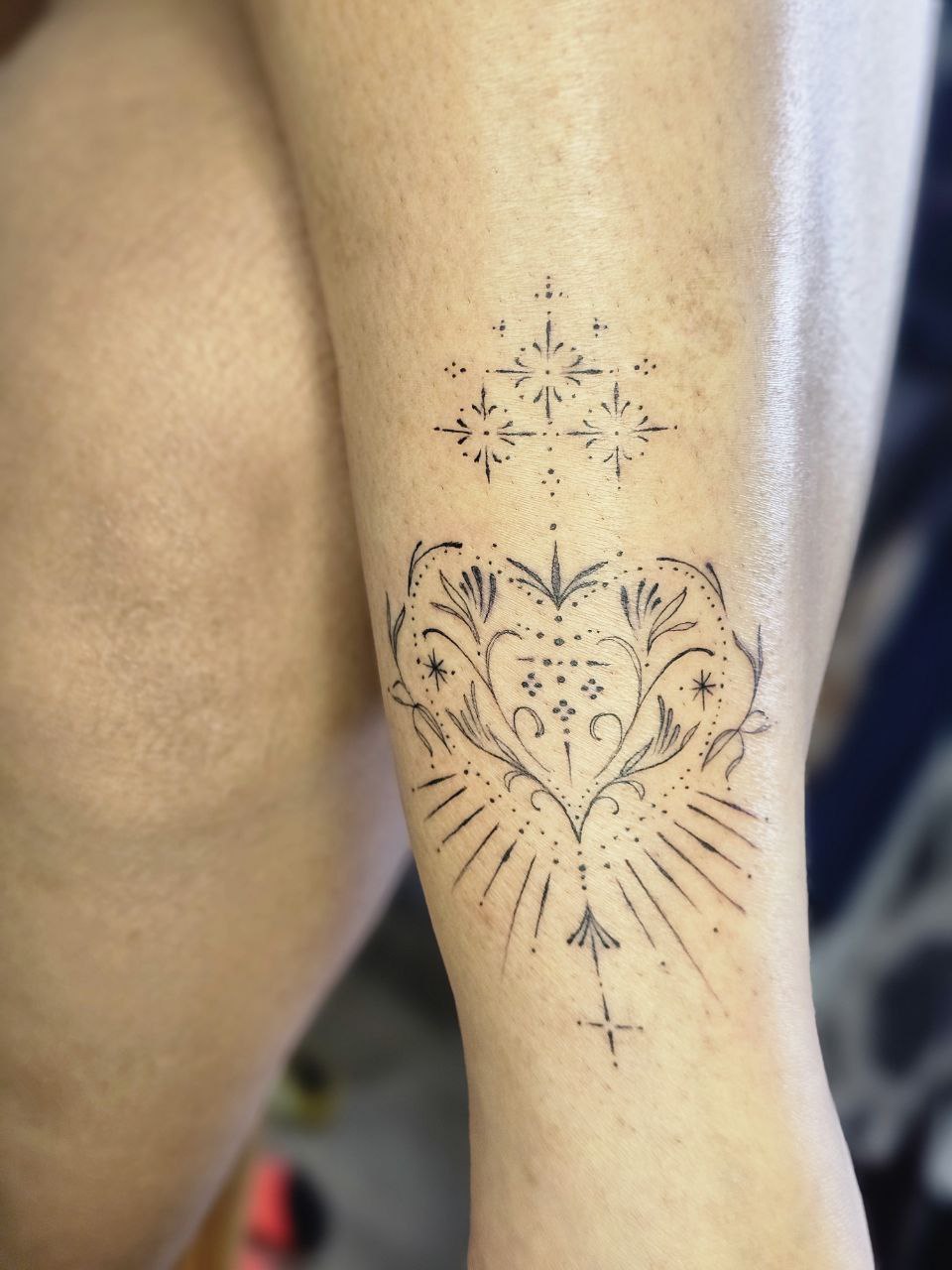 Ornamental tattoo — Fine Line · Ornamental by Jing, Cebu