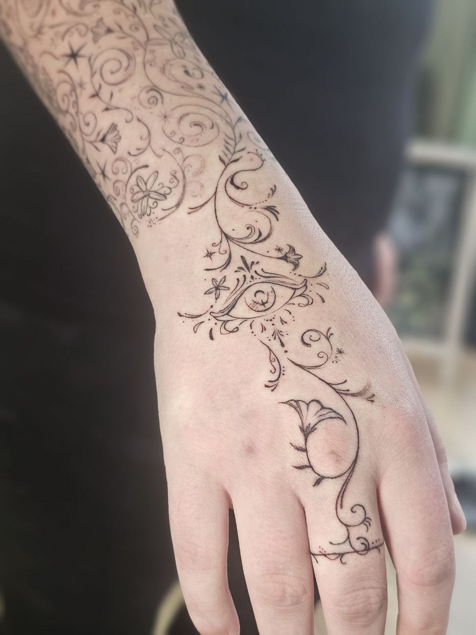 Ornamental tattoo — Fine Line · Ornamental by Jing, Cebu