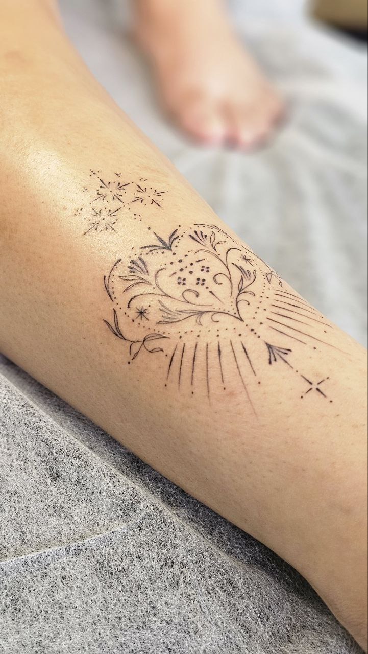 Ornamental tattoo — Fine Line · Ornamental by Jing, Cebu