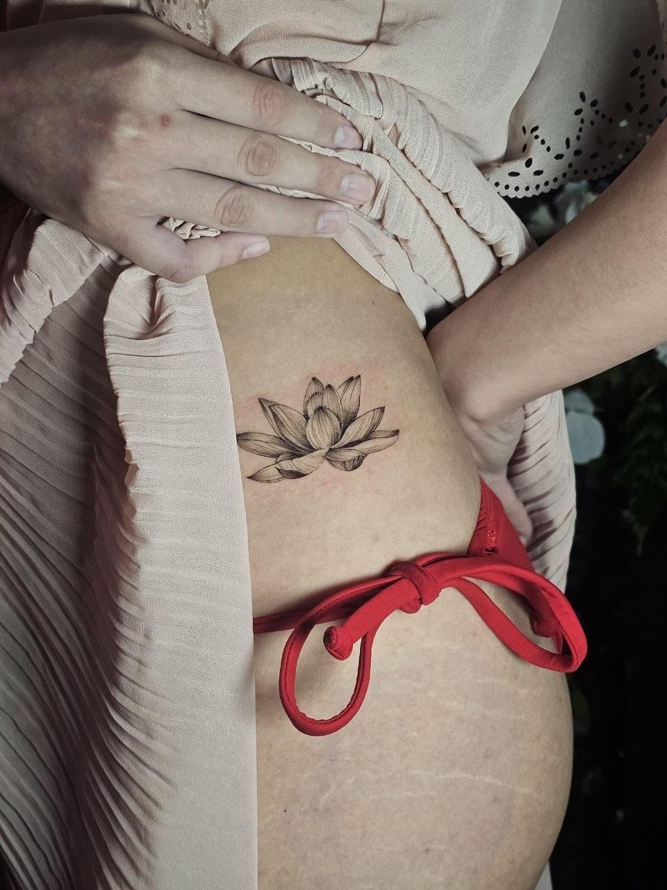 Floral tattoo — Floral · Fine Line by Jing, Cebu