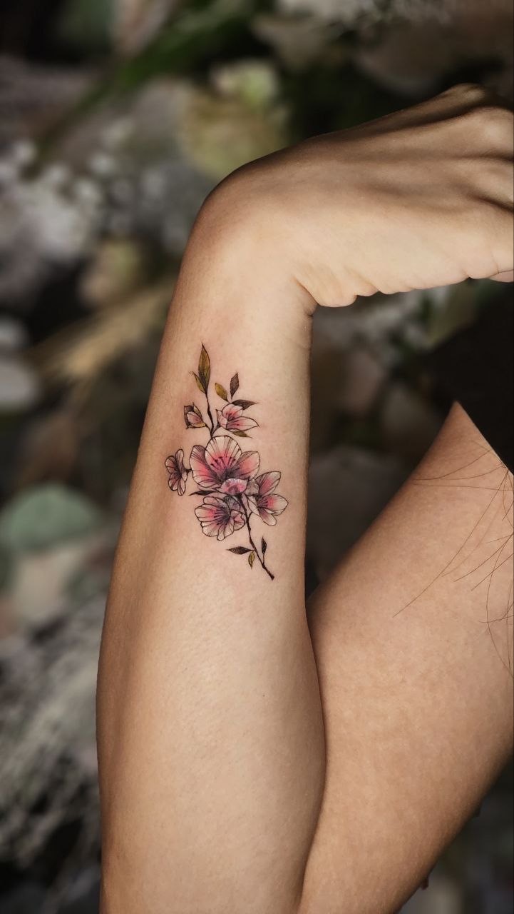 Healed freehand stars tattoo — fine line black and gray