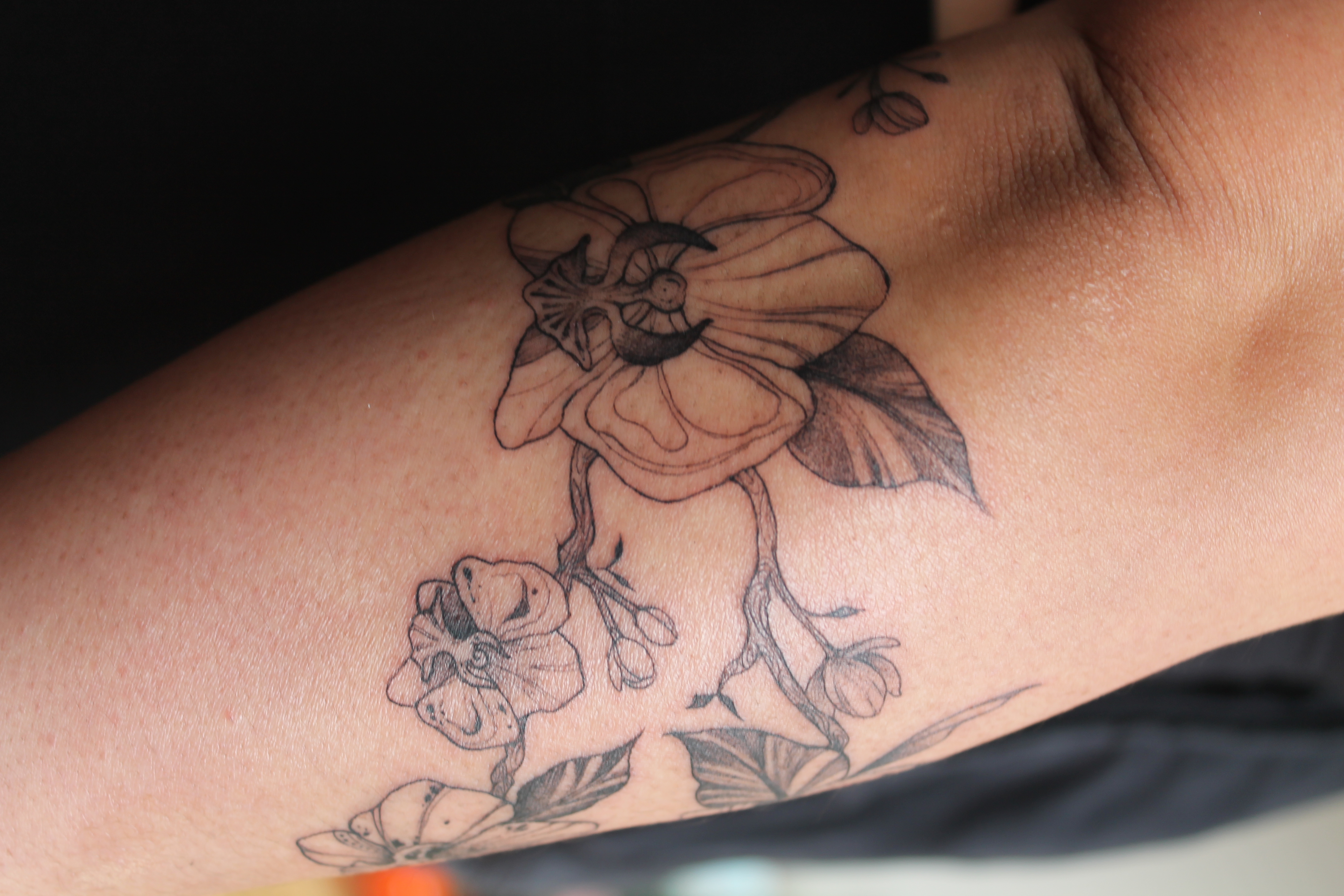 Floral tattoo — Floral · Fine Line by Jing, Cebu