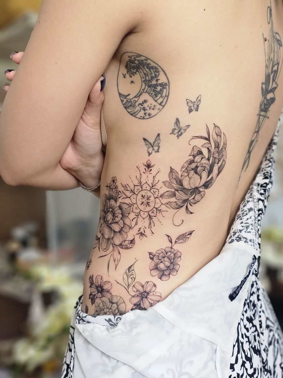 Mountain laurel tattoo