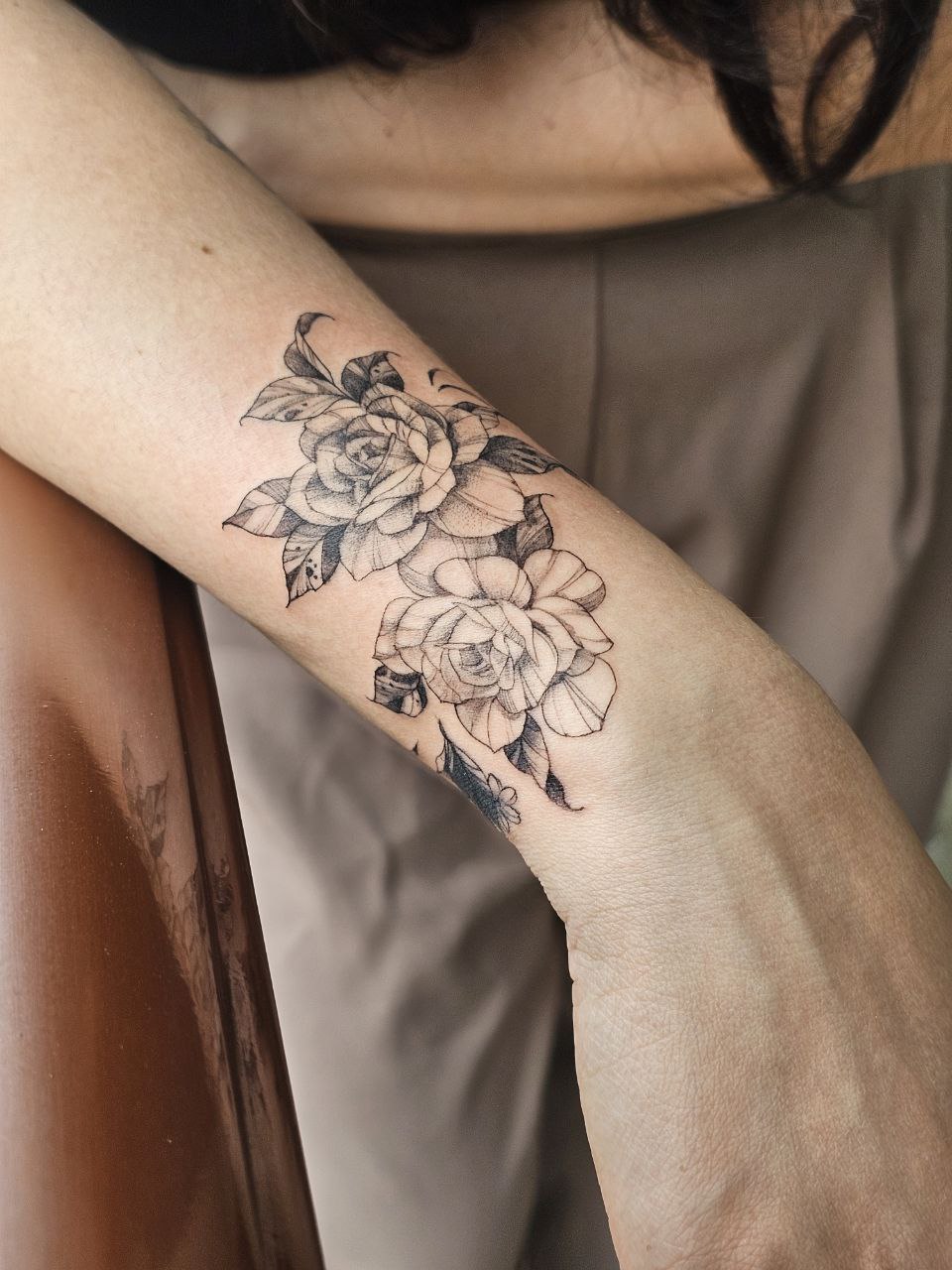 Floral tattoo — Floral · Fine Line by Jing, Cebu