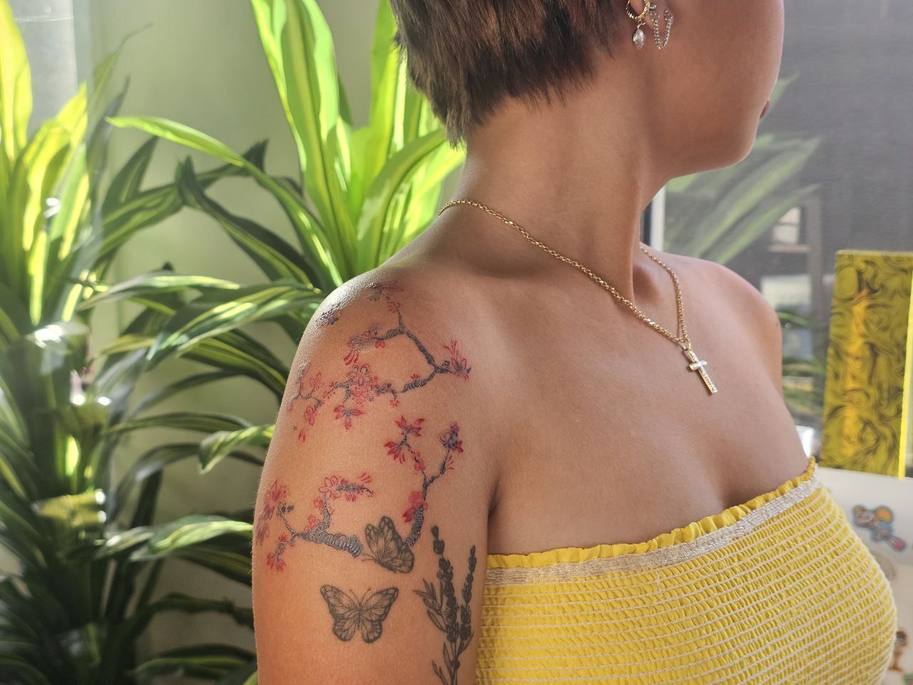Floral tattoo — Floral · Fine Line by Jing, Cebu