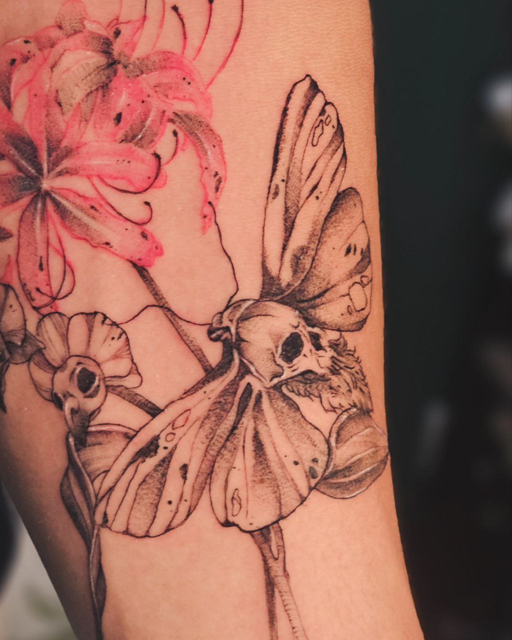 Floral tattoo — Floral · Fine Line by Jing, Cebu