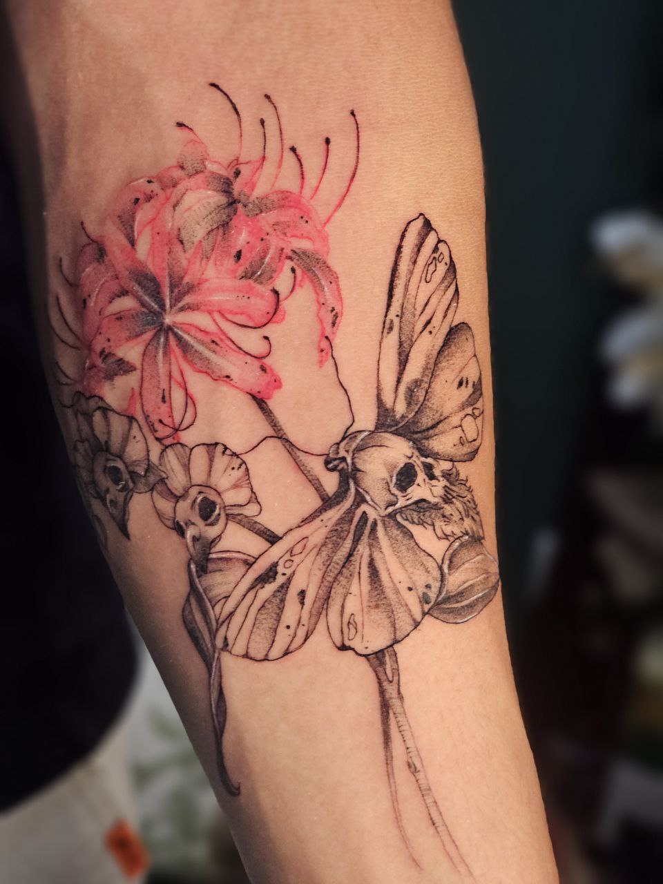 Floral tattoo — Floral · Fine Line by Jing, Cebu