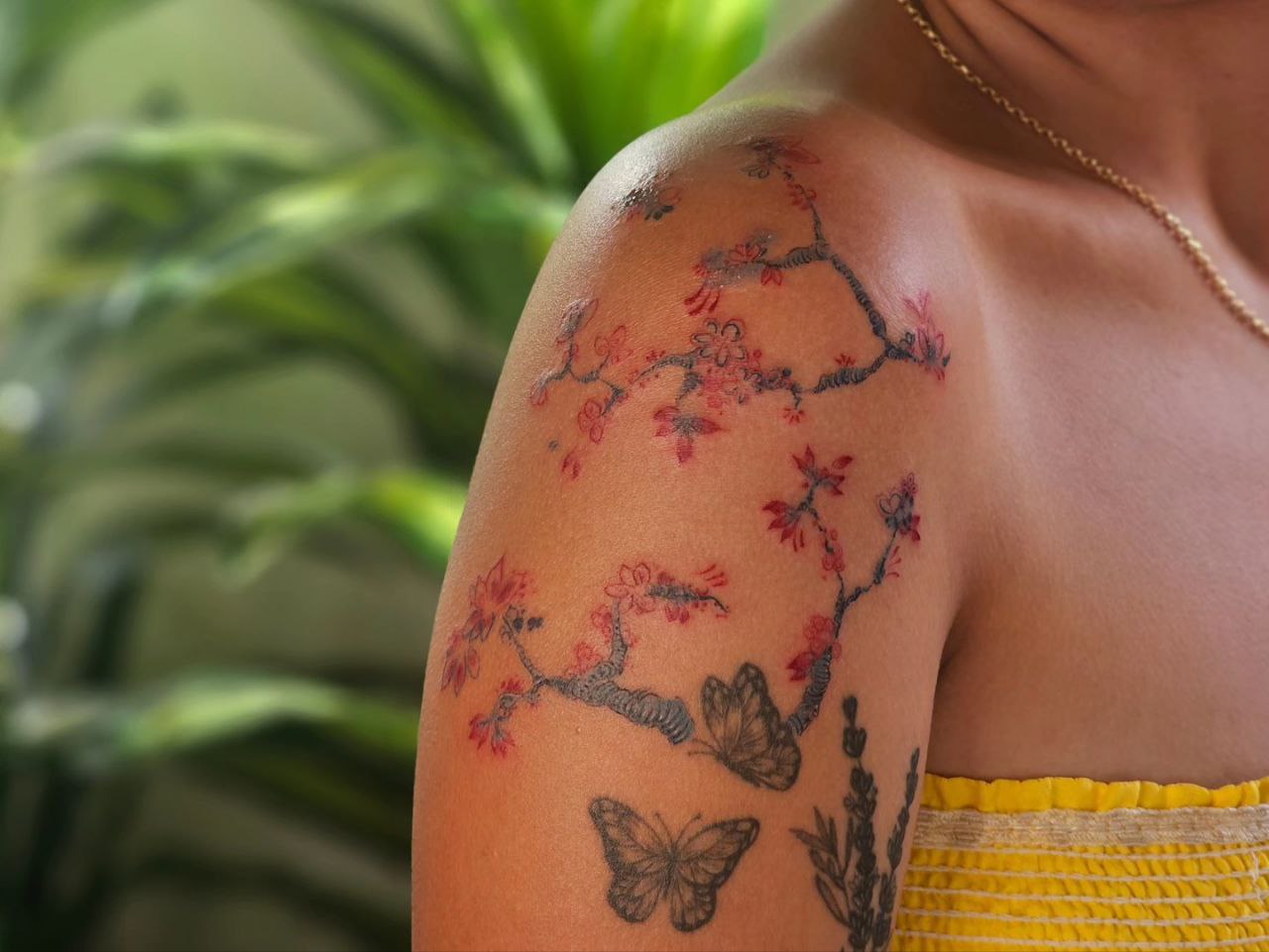 Floral tattoo — Floral · Fine Line by Jing, Cebu