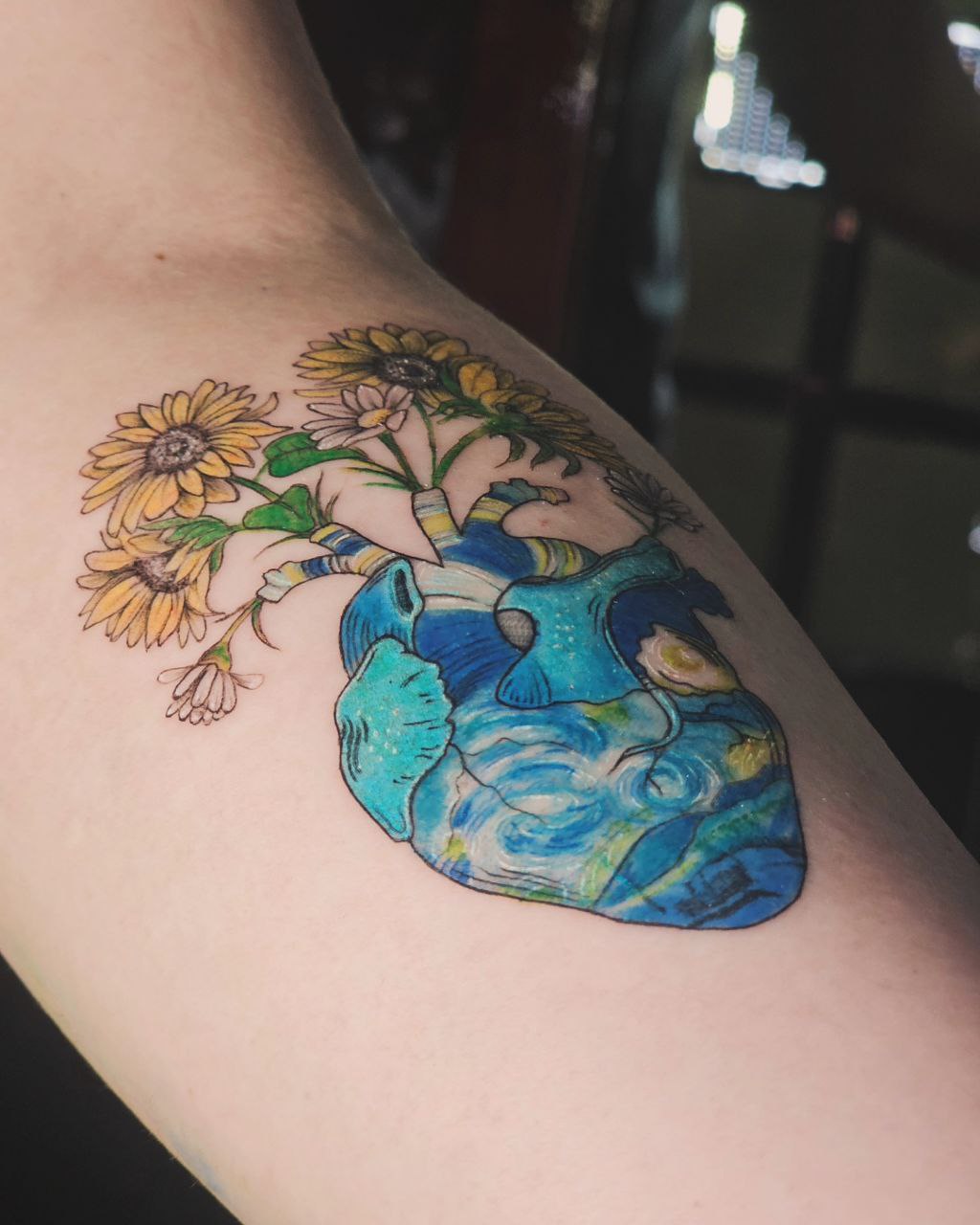 Floral tattoo — Floral · Fine Line by Jing, Cebu