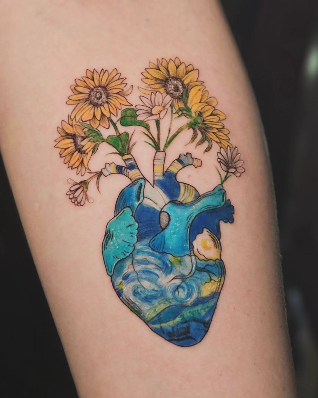 Floral tattoo — Floral · Fine Line by Jing, Cebu