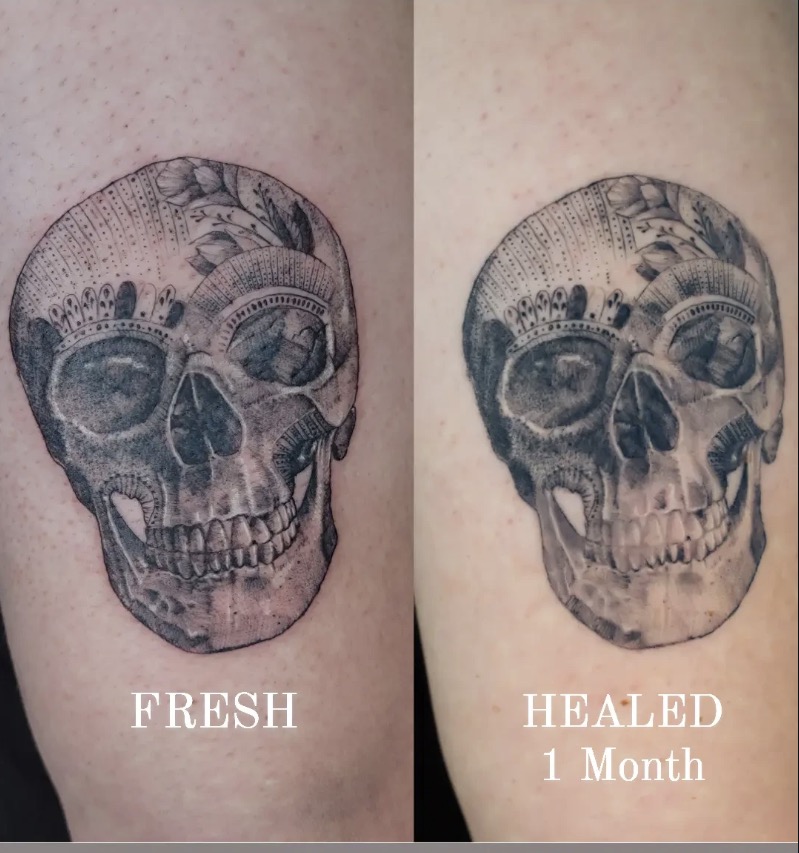 Healed tattoo — Healed Work by Jing, Cebu